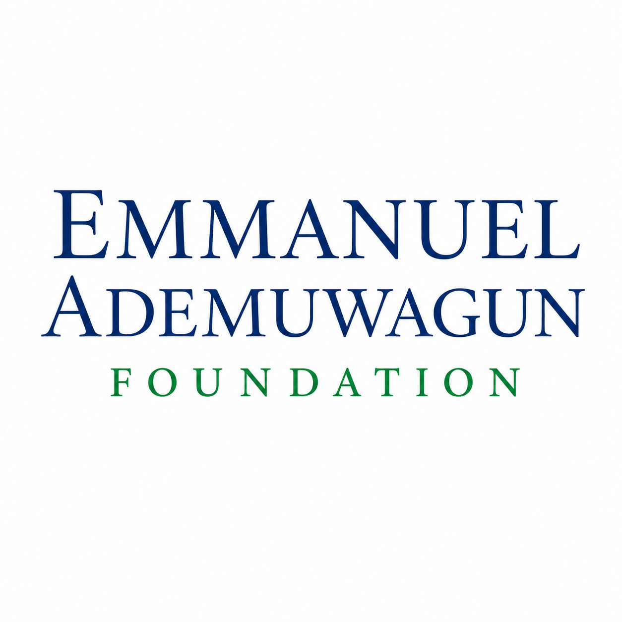 Emmanuel Ademuwagun Foundation Logo